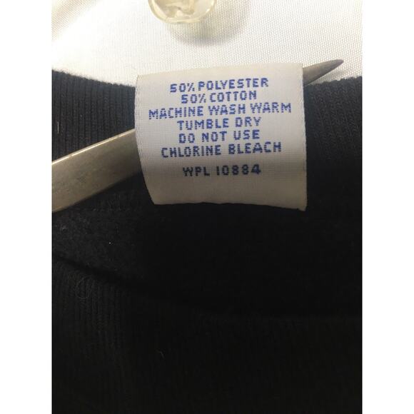 Hard Rock Cafe New Orleans Black Sweatshirt Size Large Anvil USA Made 80s 90s - Picture 6 of 6